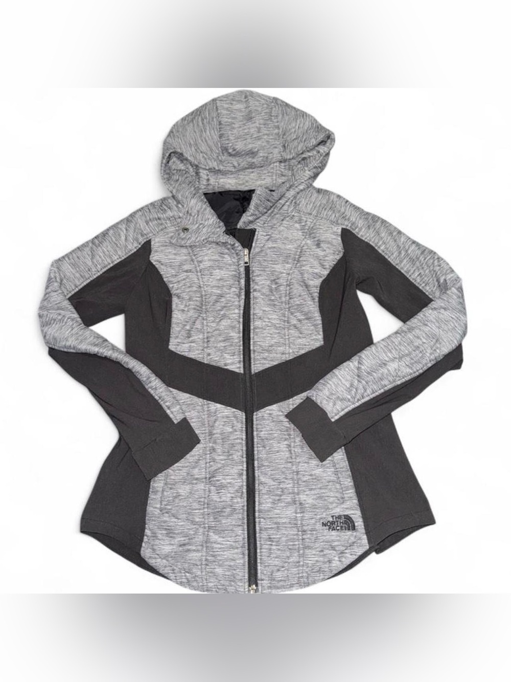 The North Face Women's Gray Hooded Performance Jacket